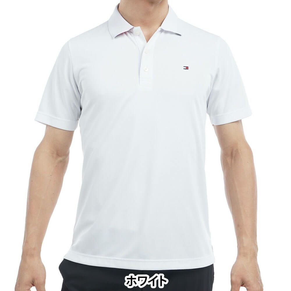トミー ヒルフィガー ゴルフ　メンズ ベーシックフラッグ 半袖 ポロシャツ THMA493　2025年モデル 詳細2