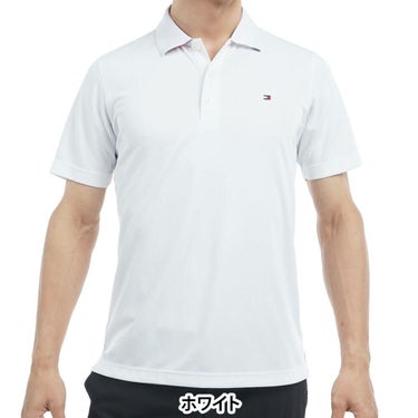 トミー ヒルフィガー ゴルフ　メンズ ベーシックフラッグ 半袖 ポロシャツ THMA493　2025年モデル 詳細2