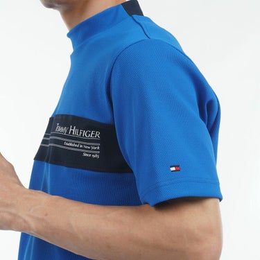 トミー ヒルフィガー ゴルフ　メンズ カラーブロック 半袖 モックネックシャツ THMA505　2025年モデル 詳細14