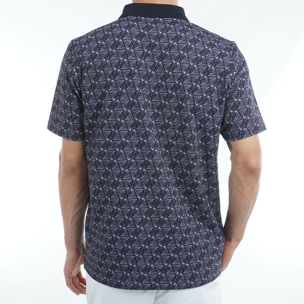 トミー ヒルフィガー ゴルフ　メンズ ヨットプリント 半袖 ポロシャツ THMA519　2025年モデル 詳細6