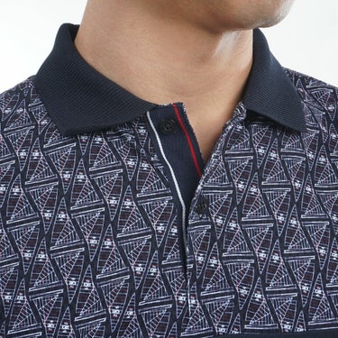 トミー ヒルフィガー ゴルフ　メンズ ヨットプリント 半袖 ポロシャツ THMA519　2025年モデル 詳細8