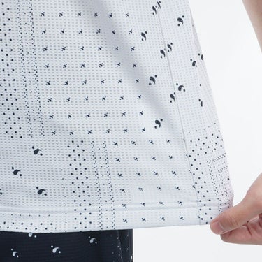 トミー ヒルフィガー ゴルフ　メンズ バンダナプリント 半袖 モックネックシャツ THMA524　2025年モデル 詳細8