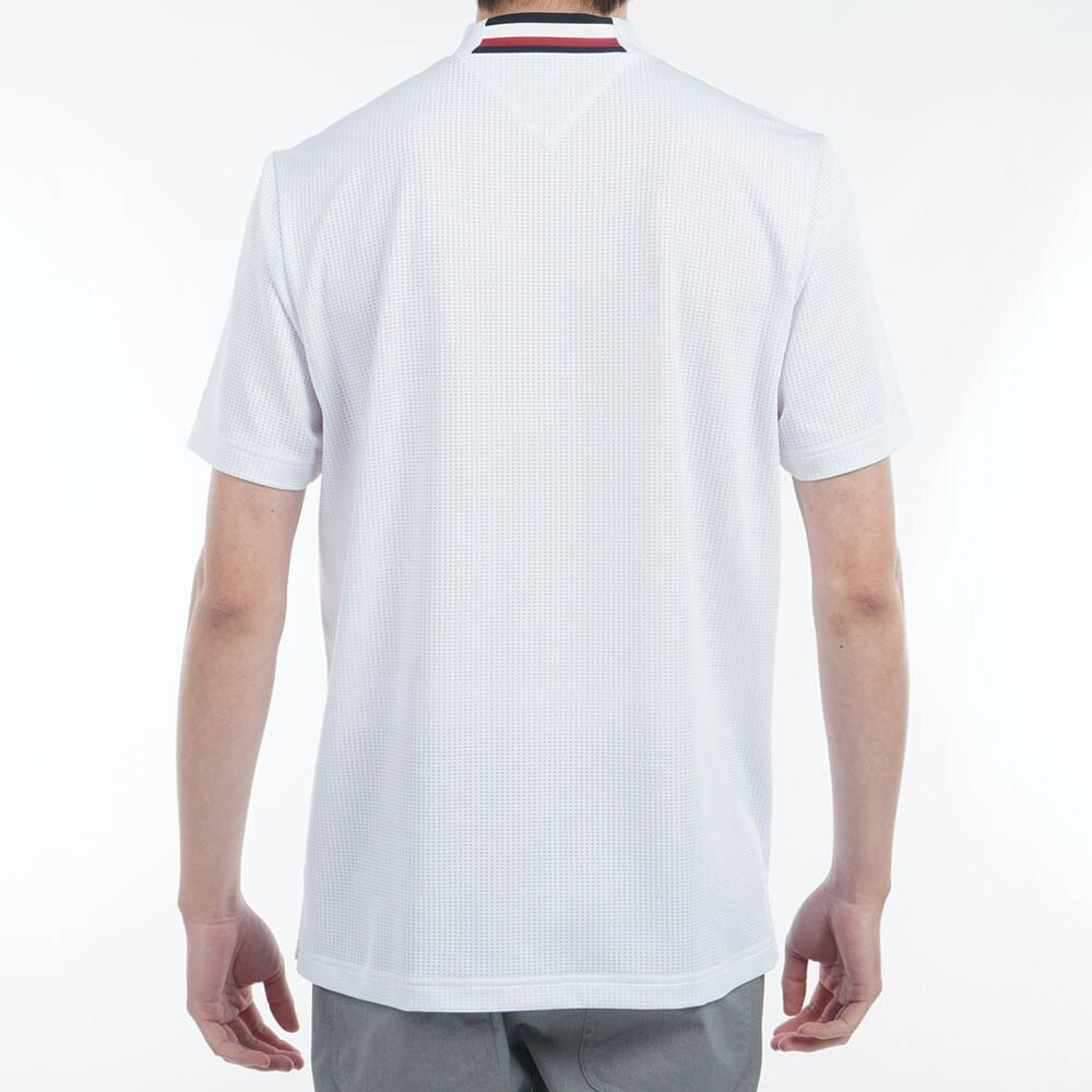 トミー ヒルフィガー ゴルフ　メンズ HILFIGERグラフィック 半袖 モックネックシャツ THMA527　2025年モデル 詳細3