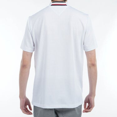 トミー ヒルフィガー ゴルフ　メンズ HILFIGERグラフィック 半袖 モックネックシャツ THMA527　2025年モデル 詳細3