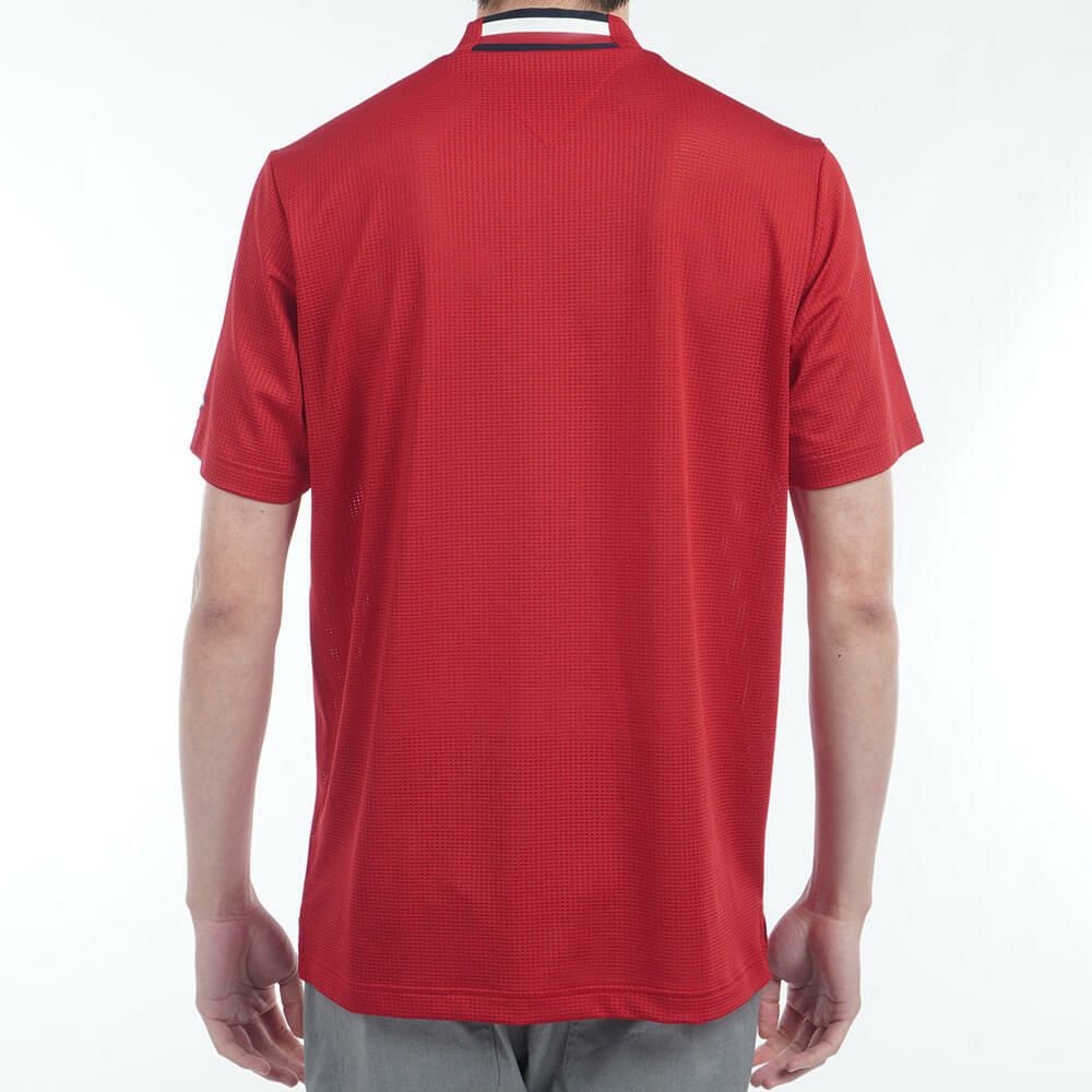 トミー ヒルフィガー ゴルフ　メンズ HILFIGERグラフィック 半袖 モックネックシャツ THMA527　2025年モデル 詳細13