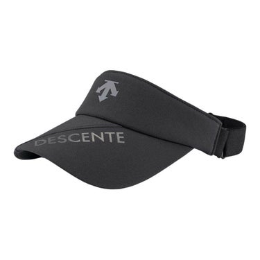 デサントゴルフ DESCENTE GOLF　レディース　後ろゴム アジャスト サンバイザー DG5SCP50L BK00 ブラック