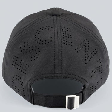 デサントゴルフ DESCENTE GOLF　レディース ナイロン ピケ パンチング ロゴ キャップ DG5SCP00L BK00 ブラック 詳細2