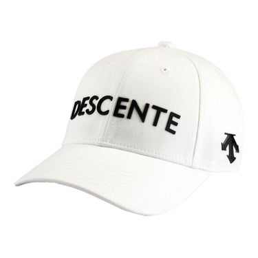 デサントゴルフ DESCENTE GOLF　メンズ PE ツイルロゴ ボール キャップ DG5SCP02U WH00 ホワイト