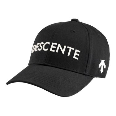 デサントゴルフ DESCENTE GOLF　メンズ PE ツイルロゴ ボール キャップ DG5SCP02U BK00 ブラック