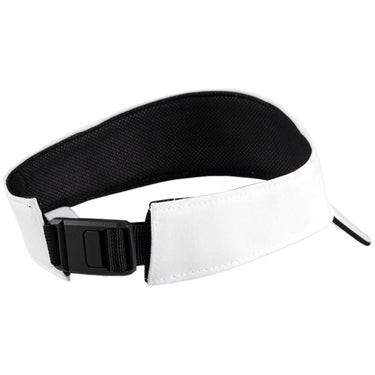 デサントゴルフ DESCENTE GOLF　メンズ PE ツイルロゴ サンバイザー DG5SCP52U WH00 ホワイト 詳細2