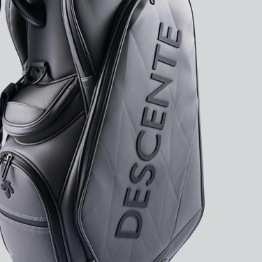 デサントゴルフ DESCENTE GOLF　メンズ WIMPLE デザイン キャディバッグ #TYPE 25 DG5SCB01M GY00 グレー 詳細6