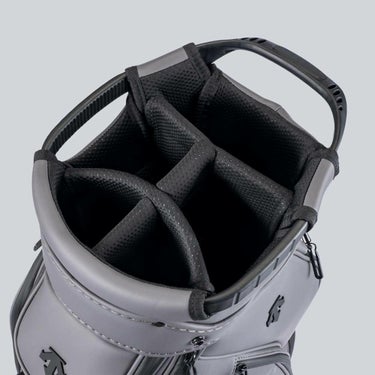 デサントゴルフ DESCENTE GOLF　メンズ WIMPLE デザイン キャディバッグ #TYPE 25 DG5SCB01M GY00 グレー 詳細9