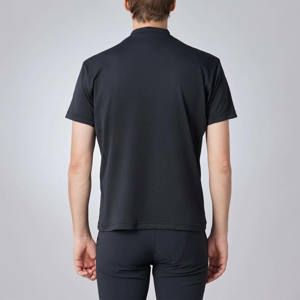 デサントゴルフ DESCENTE GOLF　メンズ ベア 鹿の子 半袖 モックネックシャツ DG5SHS06M　2025年モデル 詳細3