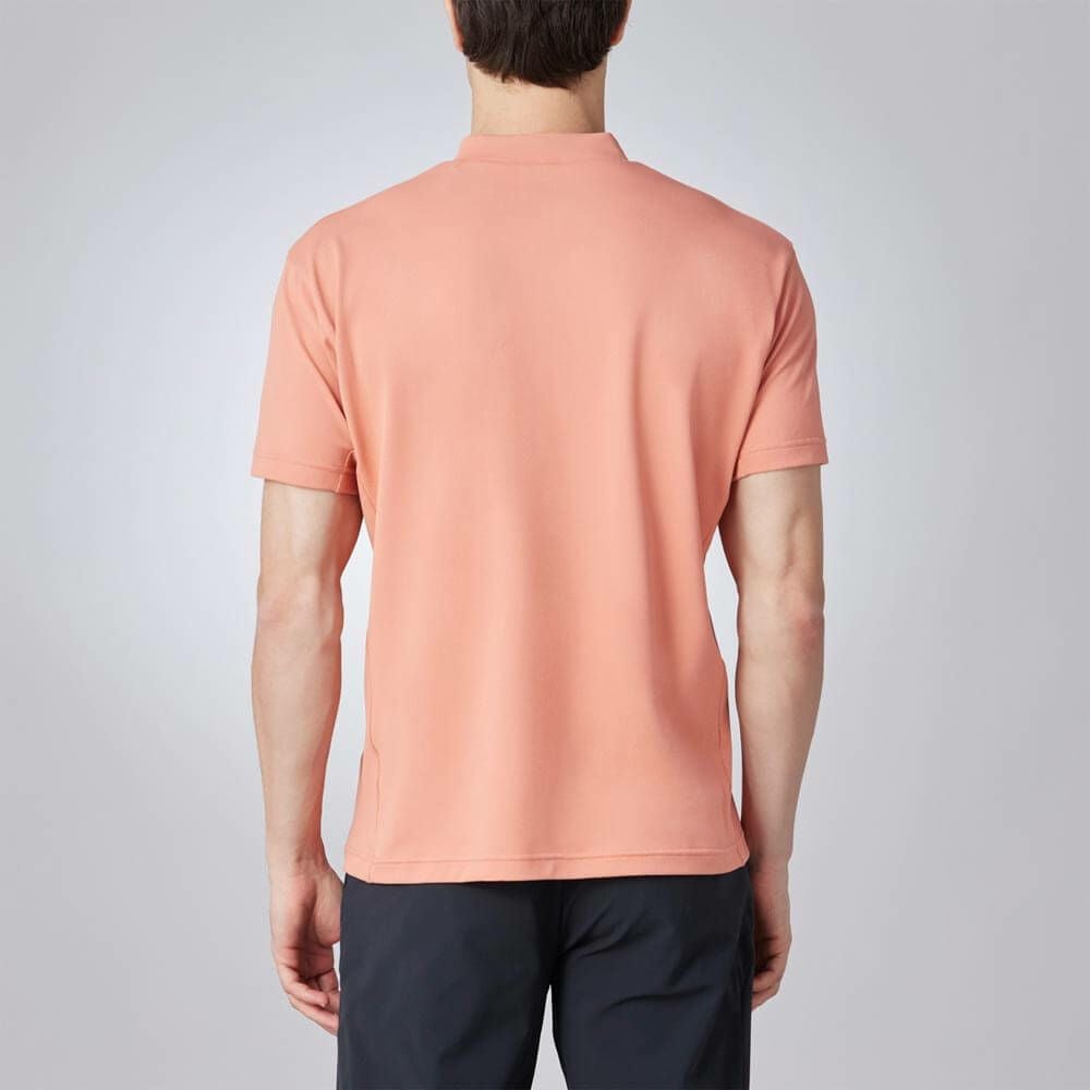 デサントゴルフ DESCENTE GOLF　メンズ ベア 鹿の子 半袖 モックネックシャツ DG5SHS06M　2025年モデル 詳細5