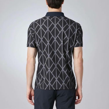 デサントゴルフ DESCENTE GOLF　メンズ アーガイルプリント 半袖 ポロシャツ DG5SHS15M　2025年モデル 詳細3