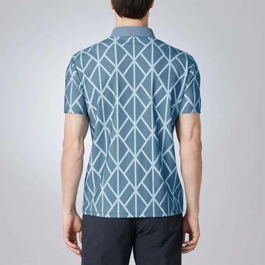 デサントゴルフ DESCENTE GOLF　メンズ アーガイルプリント 半袖 ポロシャツ DG5SHS15M　2025年モデル 詳細5