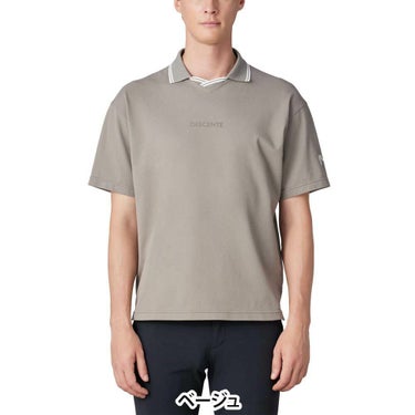 デサントゴルフ DESCENTE GOLF　メンズ 鹿の子 半袖 スキッパーネック シャツ DG5SHS08M　2025年モデル 詳細4