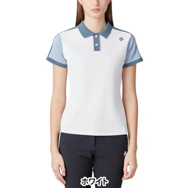 デサントゴルフ DESCENTE GOLF　レディース ハイブリッド 半袖 ポロシャツ DG5SHS10L　2025年モデル 詳細4