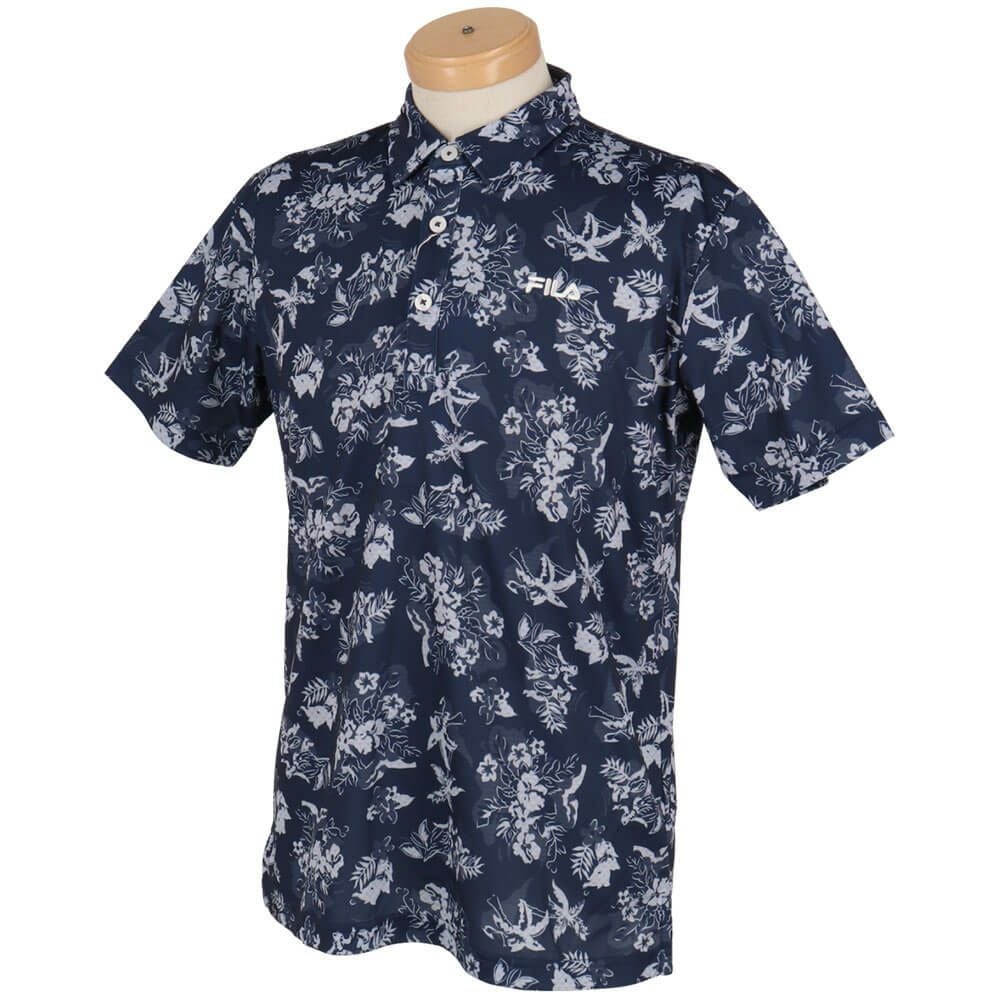 フィラ FILA　メンズ フラッグ柄 ロゴ刺繍 半袖 ポロシャツ 744-672Y　2024年モデル 詳細7