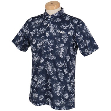 フィラ FILA　メンズ フラッグ柄 ロゴ刺繍 半袖 ポロシャツ 744-672Y　2024年モデル 詳細7