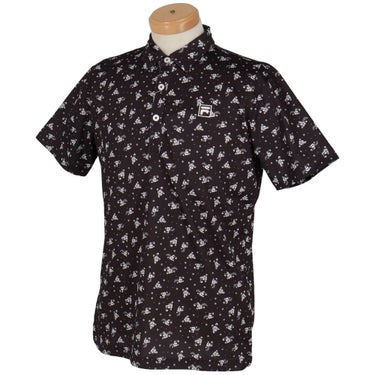 フィラ FILA　メンズ 総柄プリント ストレッチ 半袖 ポロシャツ 744-674Y　2024年モデル 詳細7