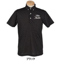 フィラ FILA　メンズ ドット柄 ロゴ刺繍 半袖 ポロシャツ 744-679Y　2024年モデル