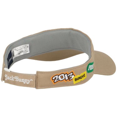 ジャックバニー Jack Bunny!!　ツイル バイザー 262-5187302 040 ベージュ　2025年モデル 詳細3