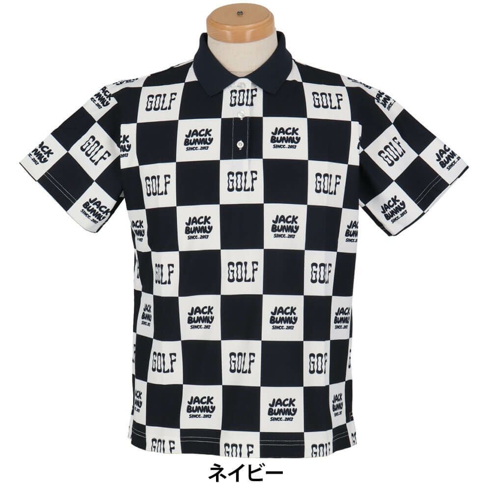 ジャックバニー Jack Bunny!!　レディース フルダルメッシュ 半袖 ポロシャツ 263-5160314　2025年モデル 詳細2