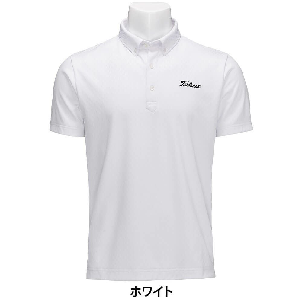 タイトリスト Titleist メンズ デジタル柄 ジャカード 半袖 ポロシャツ