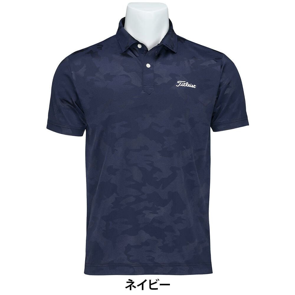 タイトリスト Titleist　メンズ カモフラージュ ジャカード 半袖 ポロシャツ TMPMS114J　2025年モデル 詳細2