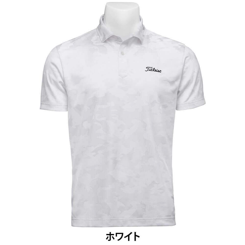 タイトリスト Titleist　メンズ カモフラージュ ジャカード 半袖 ポロシャツ TMPMS114J　2025年モデル 詳細3