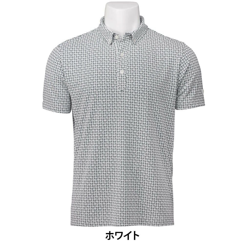 タイトリスト Titleist メンズ ジャカード 半袖 ボタンダウン