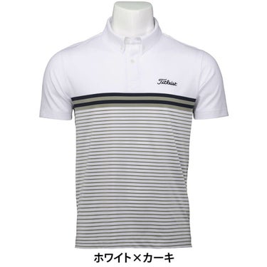 タイトリスト Titleist　メンズ パネルストライプ 半袖 ポロシャツ TMPMS118J　2025年モデル 詳細5
