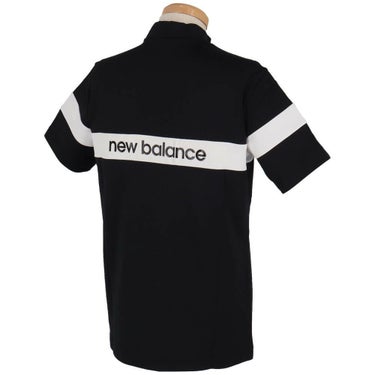 ニューバランスゴルフ　メンズ 配色ラインロゴ 半袖 モックネック シャツ 012-5166002　2025年モデル 詳細3