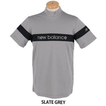 ニューバランスゴルフ　メンズ 配色ラインロゴ 半袖 モックネック シャツ 012-5166002　2025年モデル 詳細5