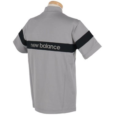 ニューバランスゴルフ　メンズ 配色ラインロゴ 半袖 モックネック シャツ 012-5166002　2025年モデル 詳細6