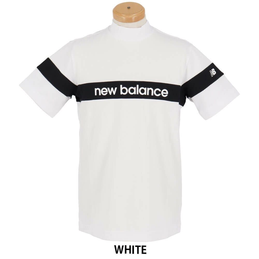 ニューバランスゴルフ　メンズ 配色ラインロゴ 半袖 モックネック シャツ 012-5166002　2025年モデル 詳細8