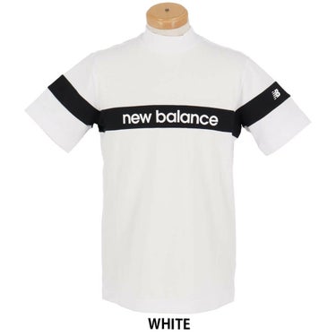 ニューバランスゴルフ　メンズ 配色ラインロゴ 半袖 モックネック シャツ 012-5166002　2025年モデル 詳細8