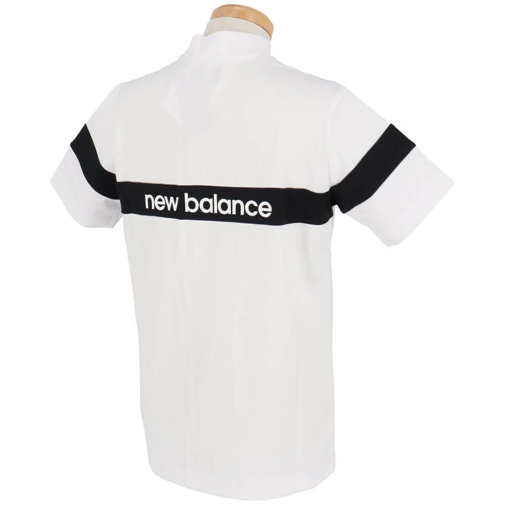 ニューバランスゴルフ　メンズ 配色ラインロゴ 半袖 モックネック シャツ 012-5166002　2025年モデル 詳細9