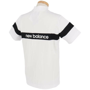 ニューバランスゴルフ　メンズ 配色ラインロゴ 半袖 モックネック シャツ 012-5166002　2025年モデル 詳細9