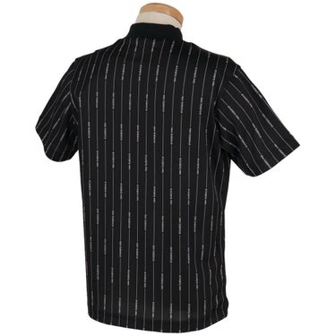 ニューバランスゴルフ　メンズ ロゴストライプ柄 半袖 モックネック シャツ 012-5166009　2025年モデル 詳細3