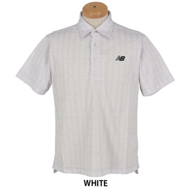 ニューバランスゴルフ　メンズ ロゴストライプ柄 半袖 ポロシャツ 012-5168006　2025年モデル 詳細5