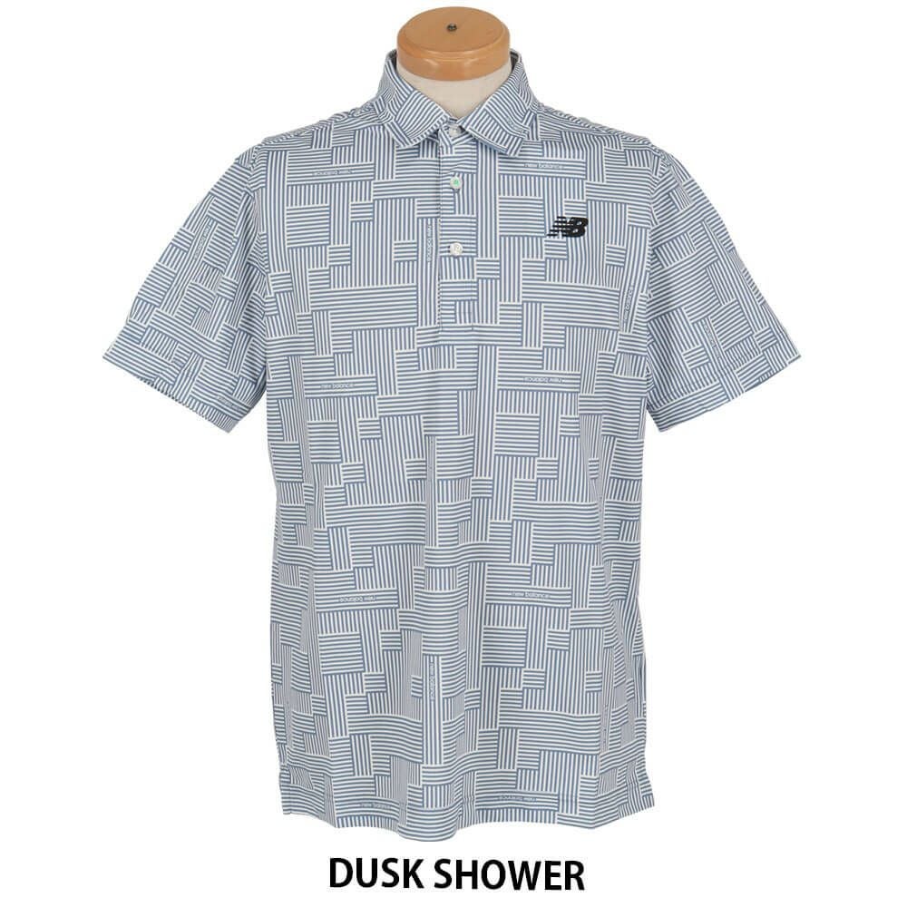 ニューバランスゴルフ　メンズ メッシュ ジオメトリ 半袖 ポロシャツ 012-5168010　2025年モデル 詳細5