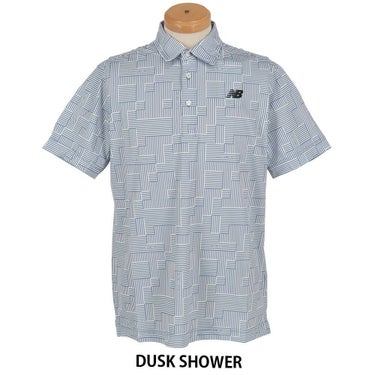 ニューバランスゴルフ　メンズ メッシュ ジオメトリ 半袖 ポロシャツ 012-5168010　2025年モデル 詳細5