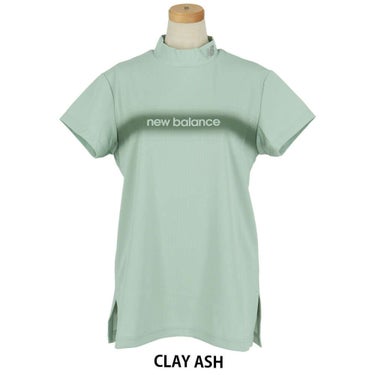 ニューバランスゴルフ　レディース 配色ロゴライン 半袖 モックネック シャツ 012-5166509　2025年モデル 詳細11