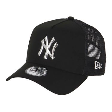 ニューエラ NEW ERA　キャップ 9FORTY A-Frame トラッカー TPU Logo New York Yankees ニューヨーク・ヤンキース 14388593 ブラック