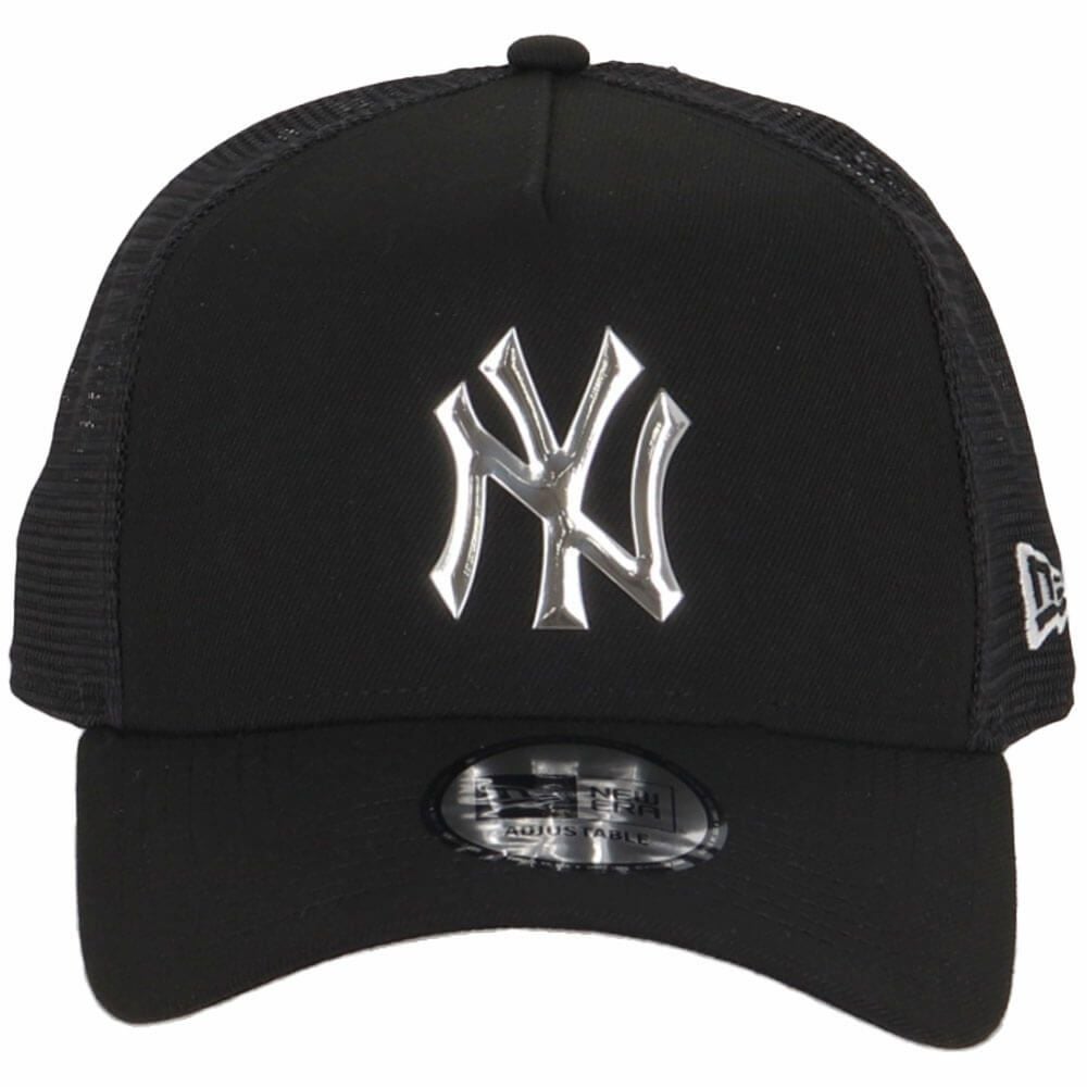 ニューエラ NEW ERA　キャップ 9FORTY A-Frame トラッカー TPU Logo New York Yankees ニューヨーク・ヤンキース 14388593 ブラック 詳細3