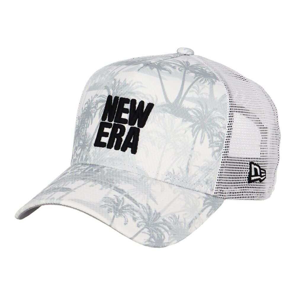 ニューエラ NEW ERA　キャップ 9FORTY A-Frame Palm Tree Camo スクエアニューエラ 14391353 ホワイトカモ