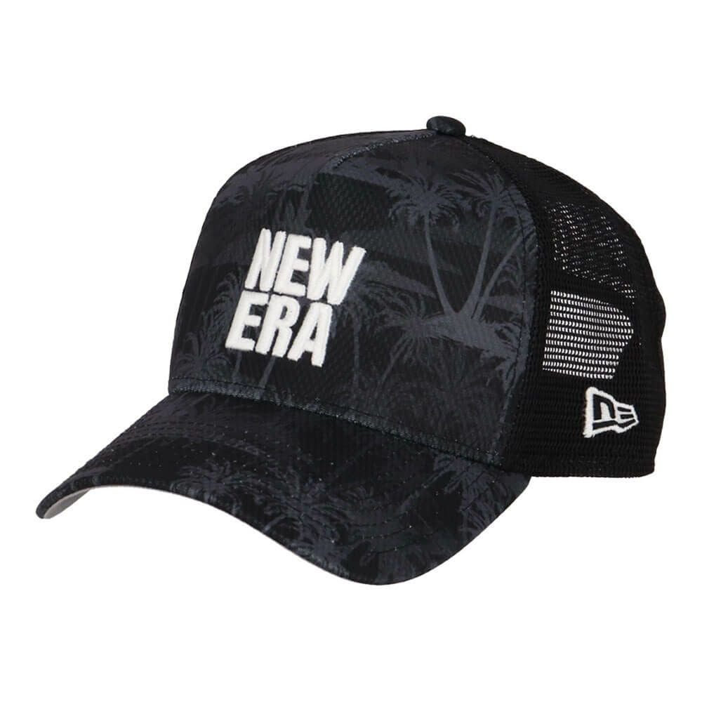 ニューエラ NEW ERA　キャップ 9FORTY A-Frame Palm Tree Camo スクエアニューエラ 14391354 ブラックカモ