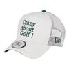 ニューエラ NEW ERA　キャップ 9FORTY A-Frame トラッカー Crazy About Golf 14391372 ホワイト